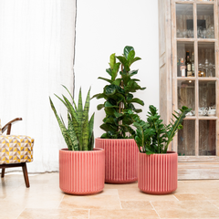 Keramický květináč London - Růžový