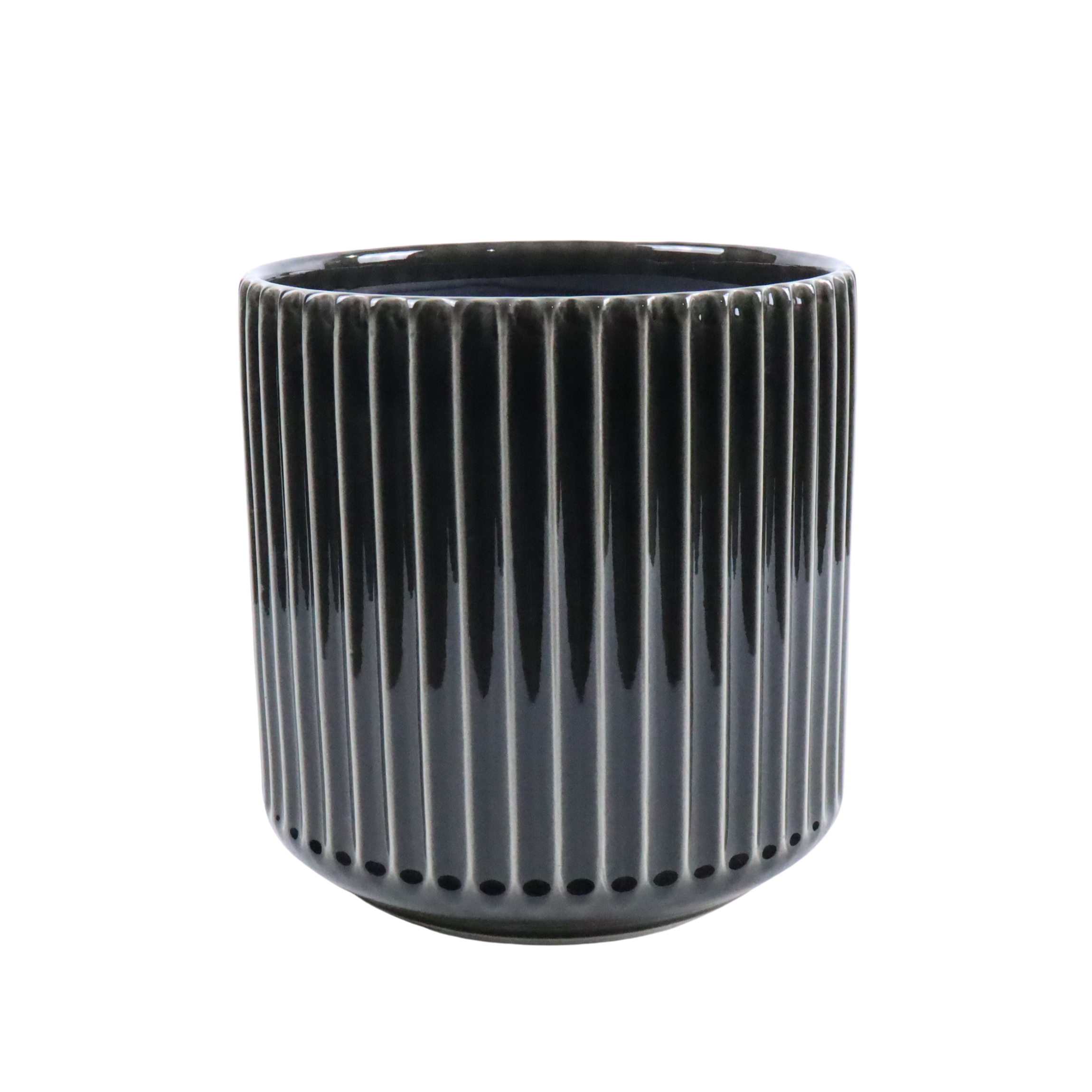 Keramický květináč London - Šedá