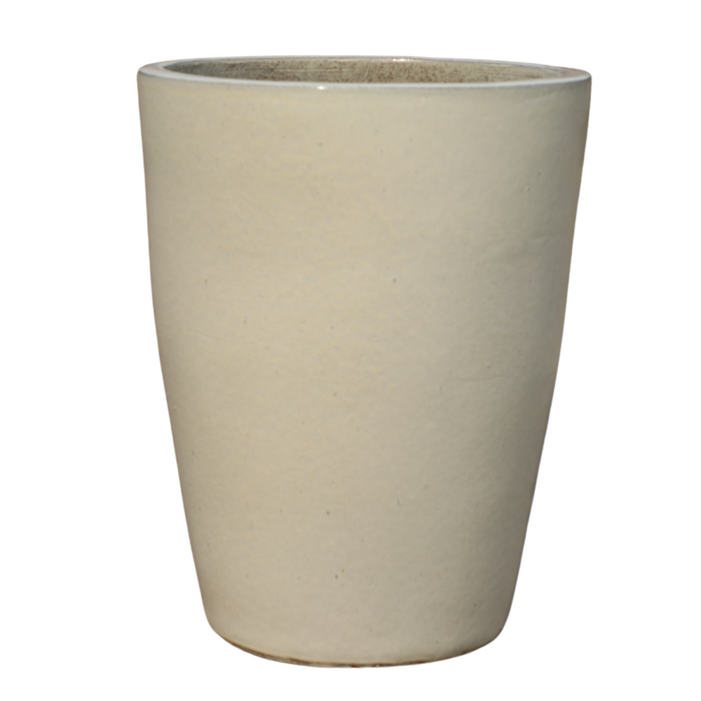 Keramicky květináč Mazarin - Krémový - XXL (55 x 69 cm)
