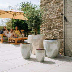 Keramický květináč LAFONTAINE - Perlová