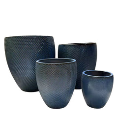 Keramicky květináč Signac - Antická modrá