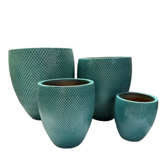 Keramicky květináč Signac - Tyrkysový