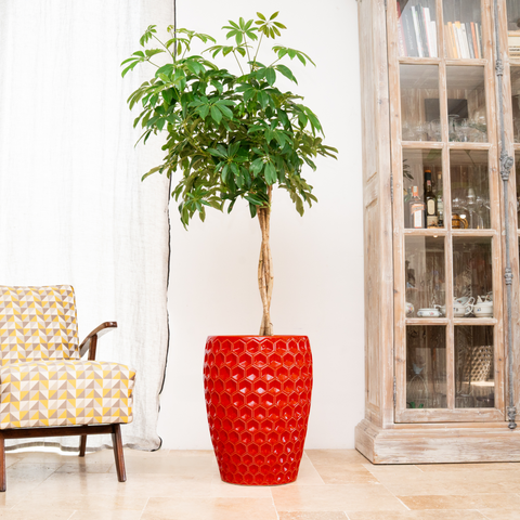 Keramický květináč Versaille - Červený