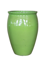 Keramický květináč BACCHUS - Olivově zelená