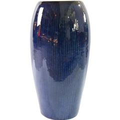 Keramický květináč Milano - Tmavě modrá