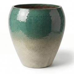 Velký keramický květináč LAFONTAINE 2 - Letní mlha