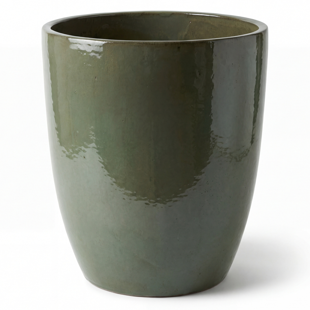 Keramicky květináč Mazarin 2 - Khaki - L (37 x 49 cm)