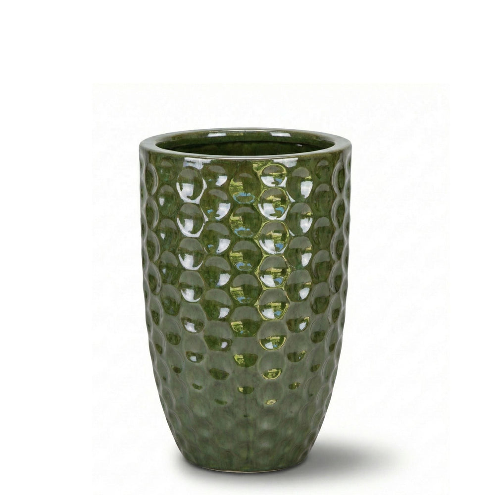 Keramický květináč MEROVEE - Tropická Zelená - M (23 cm x 35 cm)