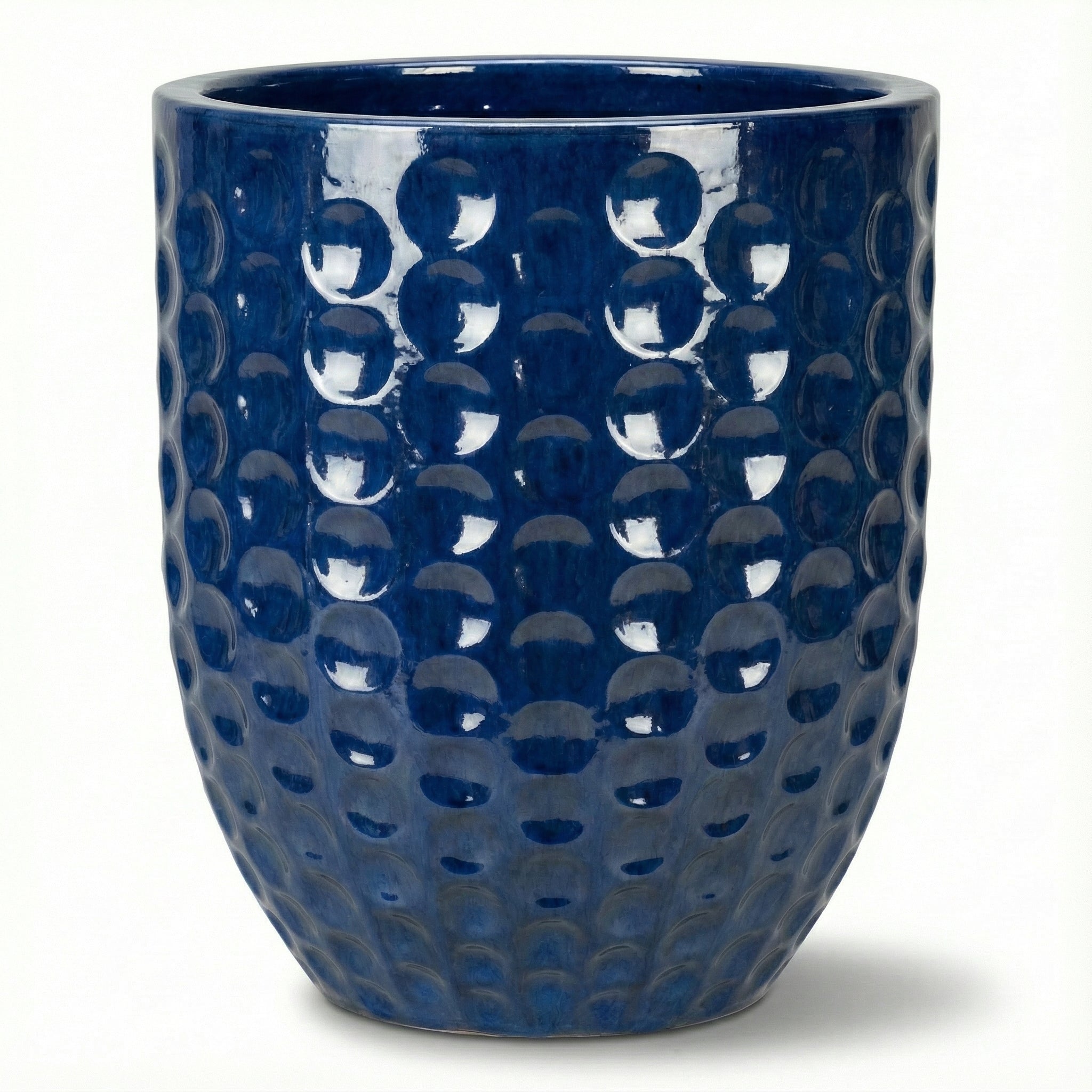 Keramický květináč MEROVEE - Azurově modrá