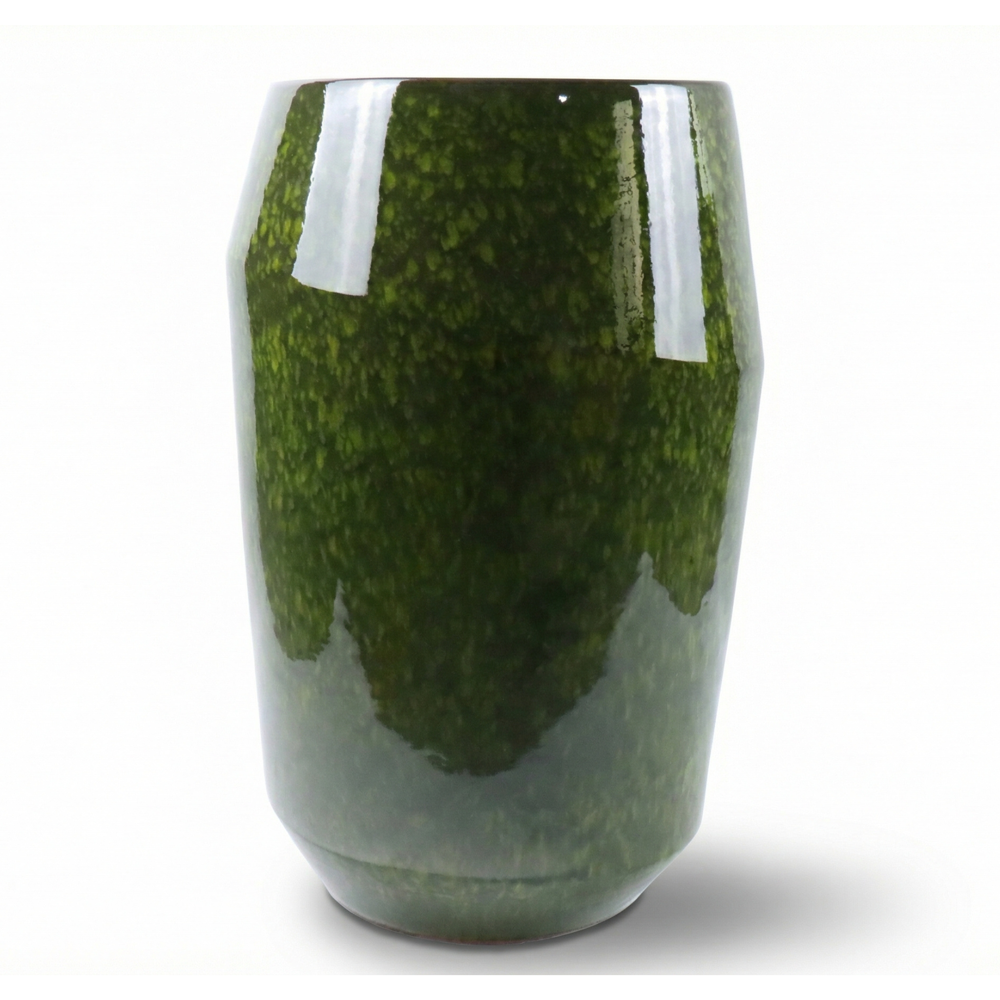 Provencelia květináč MONACO Zelený – glazovaná terakota, styl Anduze