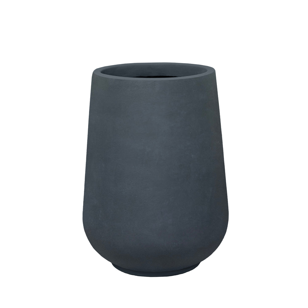 Betonový květináč MONOLITH -  Tmavě šedý - XL (40cm 53 cm)