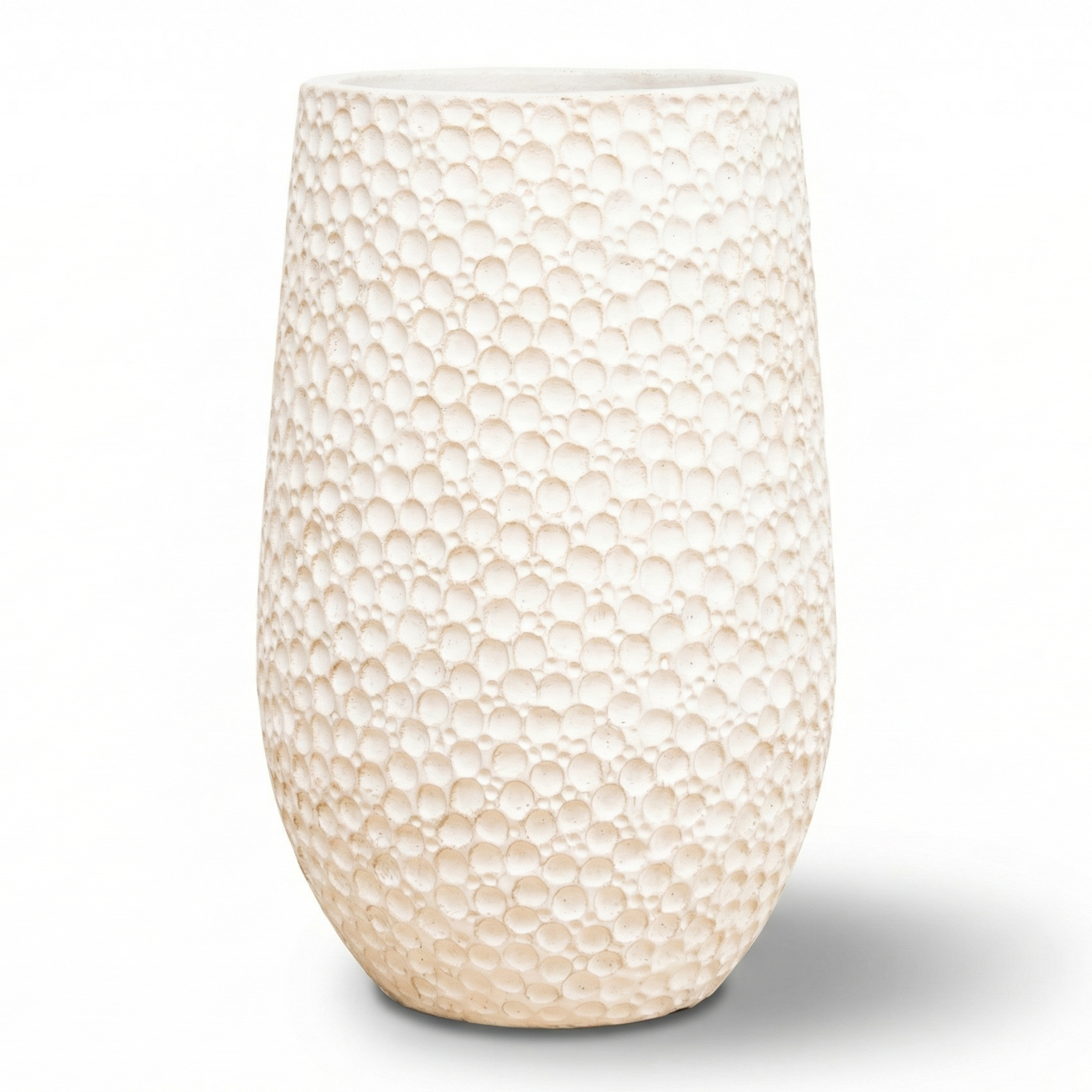 Keramický květináč PARIS bílá – Provencelia, ručně vyráběný, mrazuvzdorný