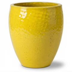 Keramicky květináč Poseidon1 - Žlutá