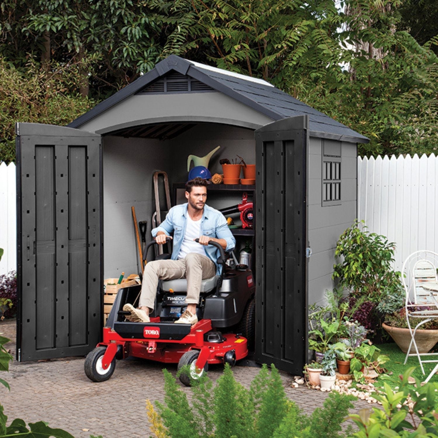 Abri de jardin PREMIER 757 Gris