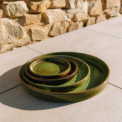 Podmiska pod květináč - Tropická zelená