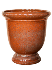 Velký kramický květináč Titan - Podzimní oranžová