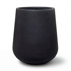 Betonový květináč Silex - Matně černý