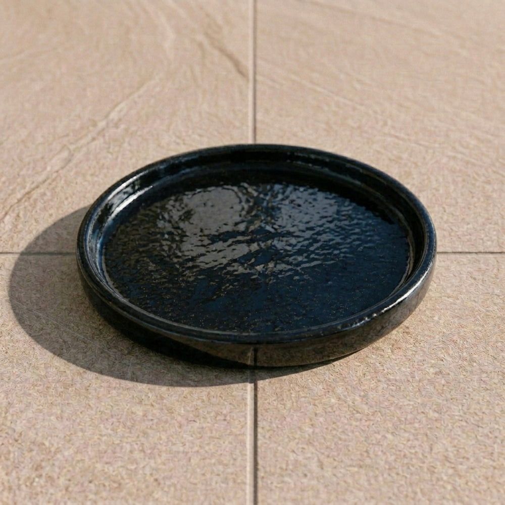 Podmiska pod květináč - Černá (Ø 15–40 cm)