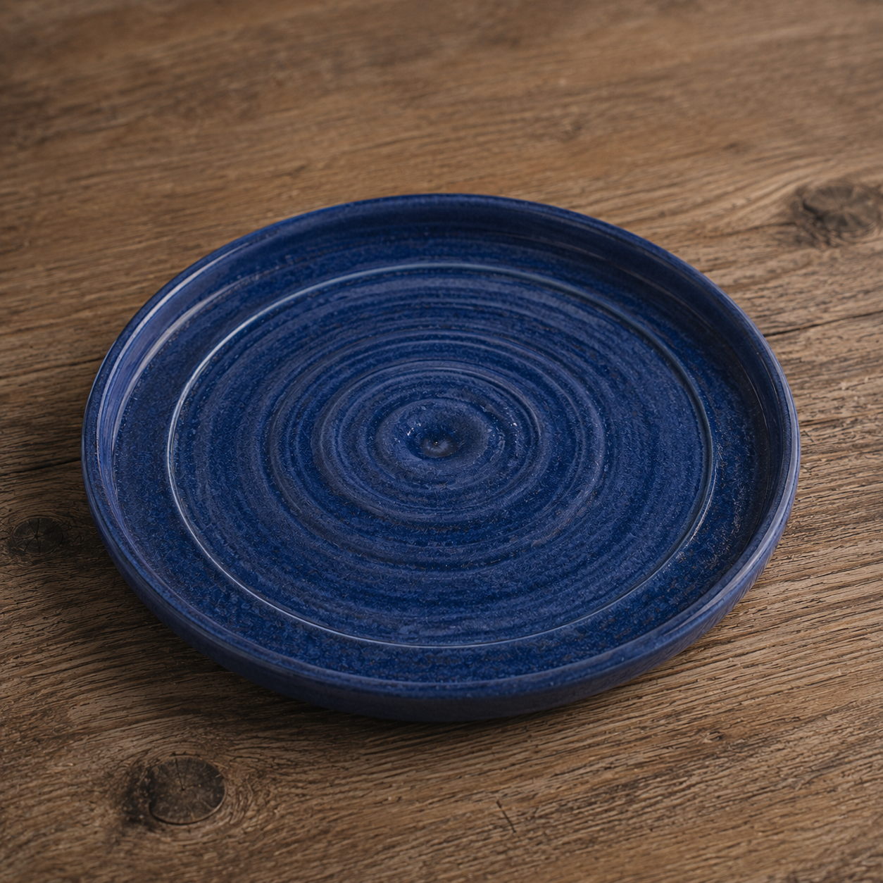 Podmiska pod květináč - Půlnoční modrá (Ø 16–49 cm)