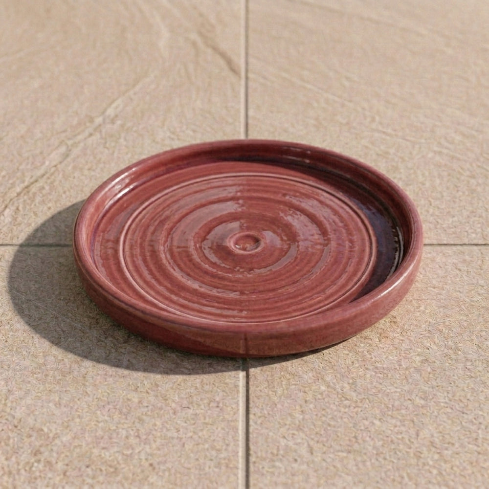 Podmiska pod květináč - Růžová (Ø 29–42 cm)