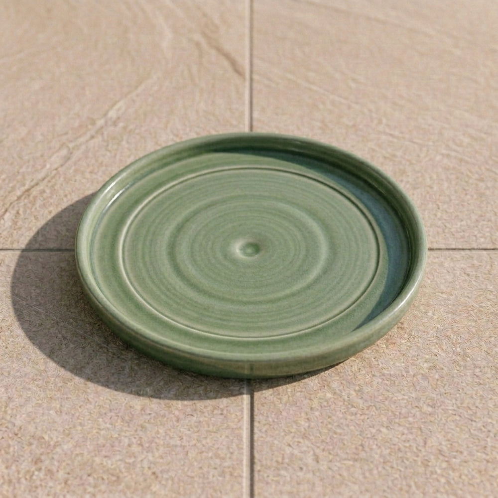 Podmiska pod květináč - Zelená (Ø 29–42 cm)