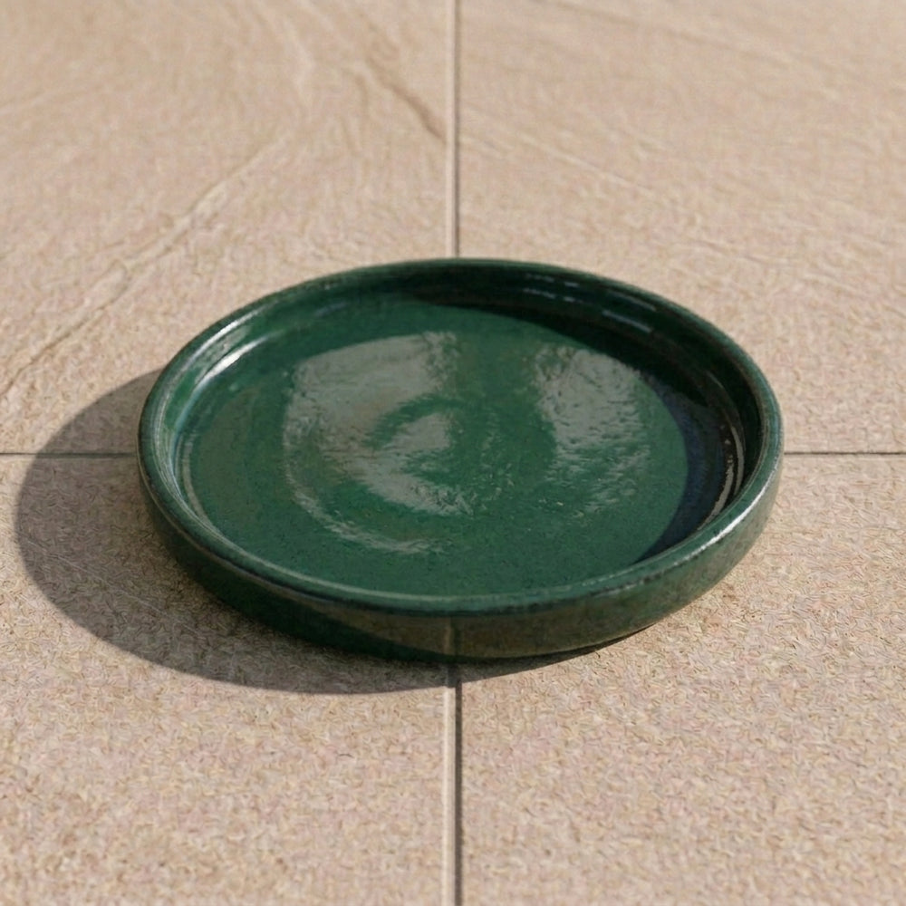 Podmiska pod květináč - Nefritová (Ø 15–40 cm)