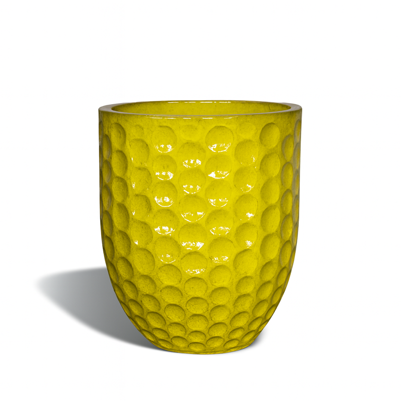 Keramický květináč MEROVEE - Žlutá