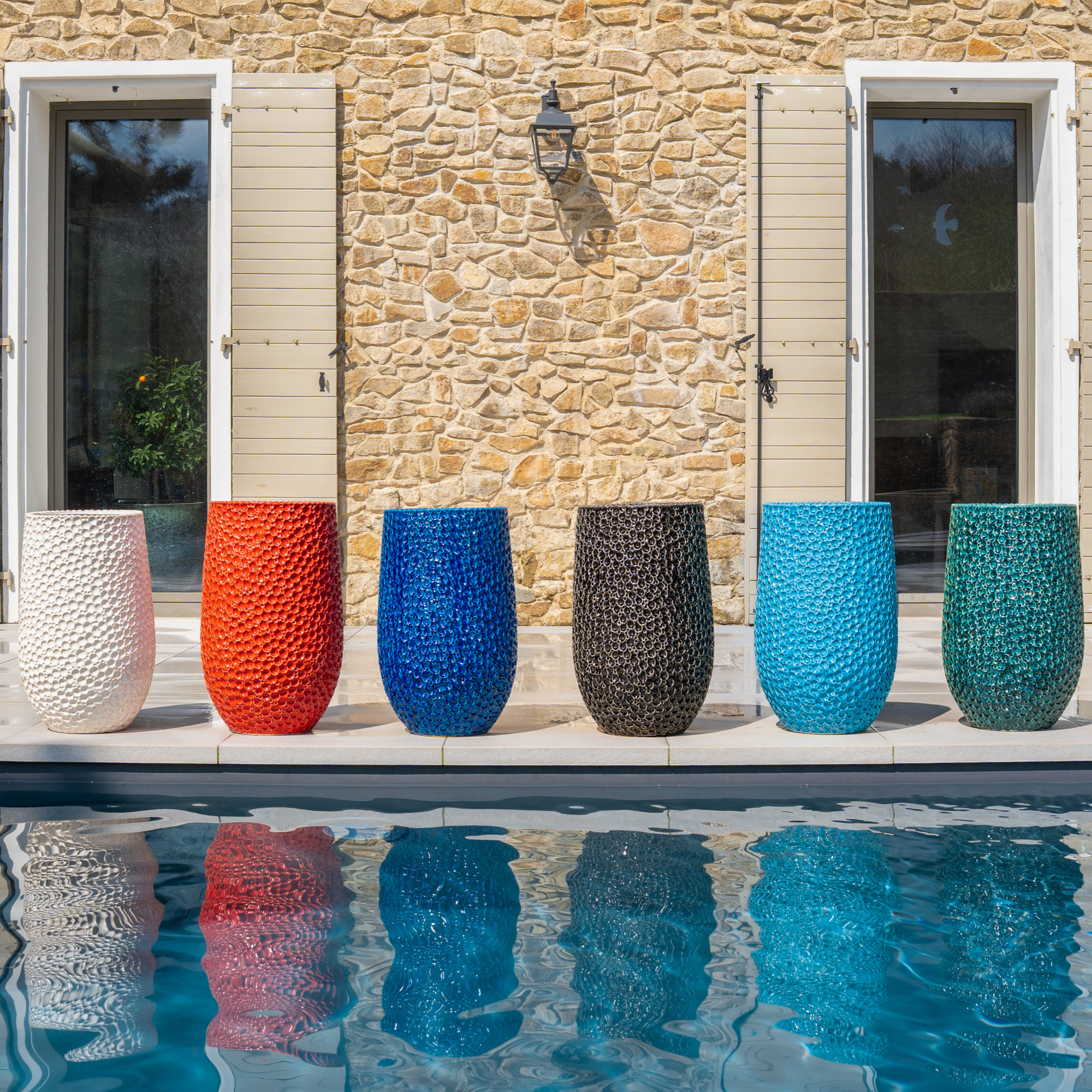 Keramický květináč Paris - Bílý