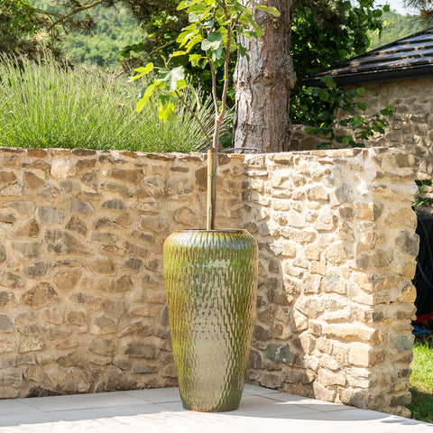 Keramický květináč Pompadour - Tropická zelená