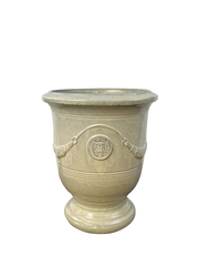 Keramicky květináč RICHELIEU - Krémová