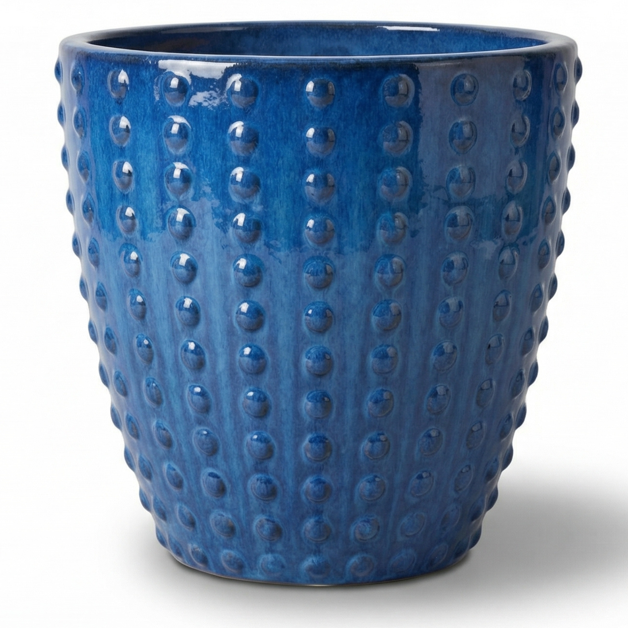 Keramický květináč ATTILA antická modrá – Provencelia, ručně vyráběný, mrazuvzdorný