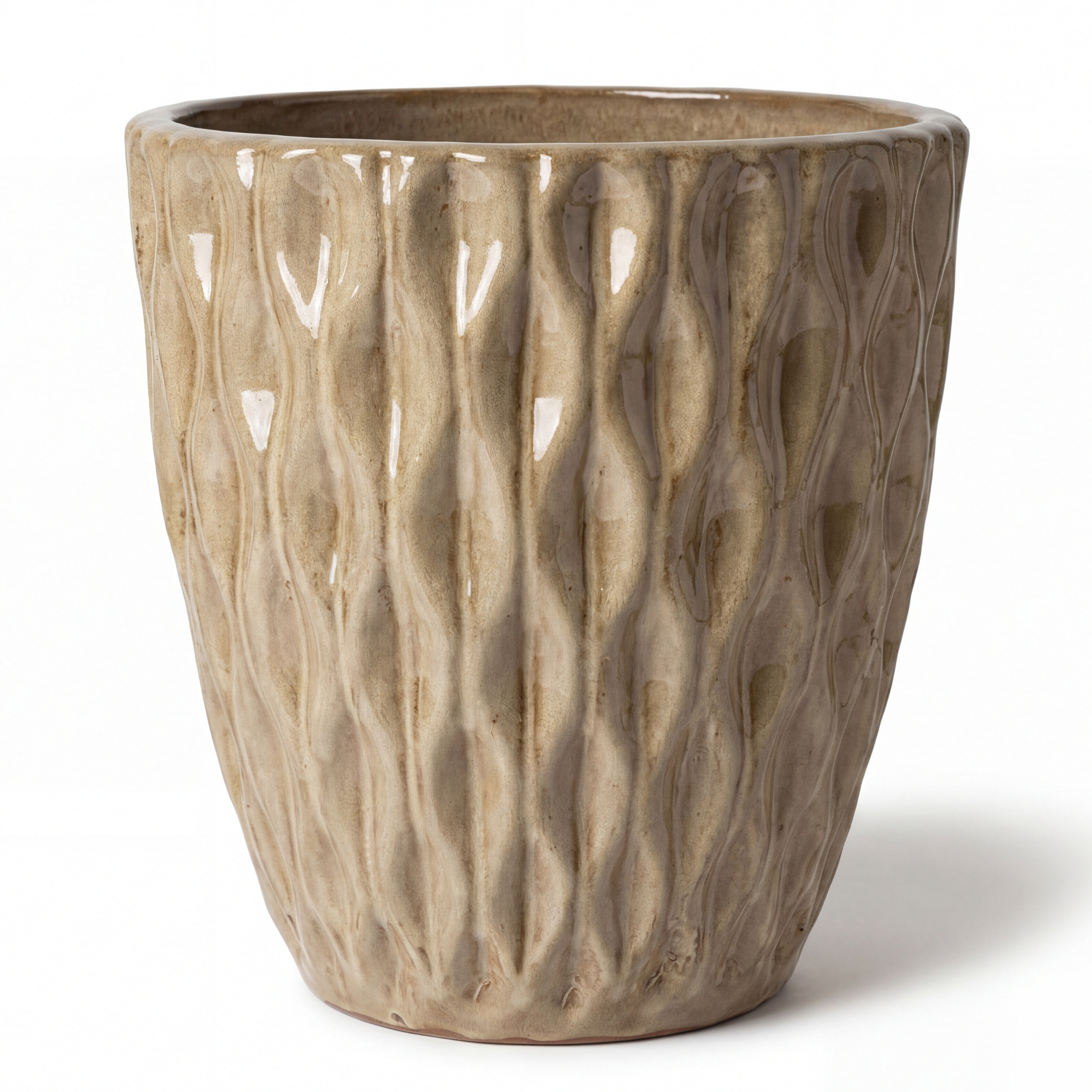 Keramický květináč MONET ručně vyráběný glazovaný květináč z terakoty – Provencelia, ručně vyráběný, mrazuvzdorný