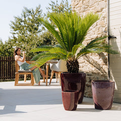 Keramický květináč VAUBAN - Fialová