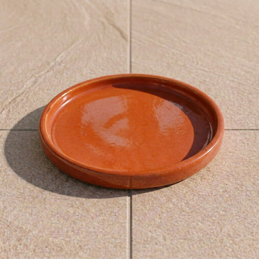 Podmiska pod květináč - Starorůžová (Ø 20–40 cm)
