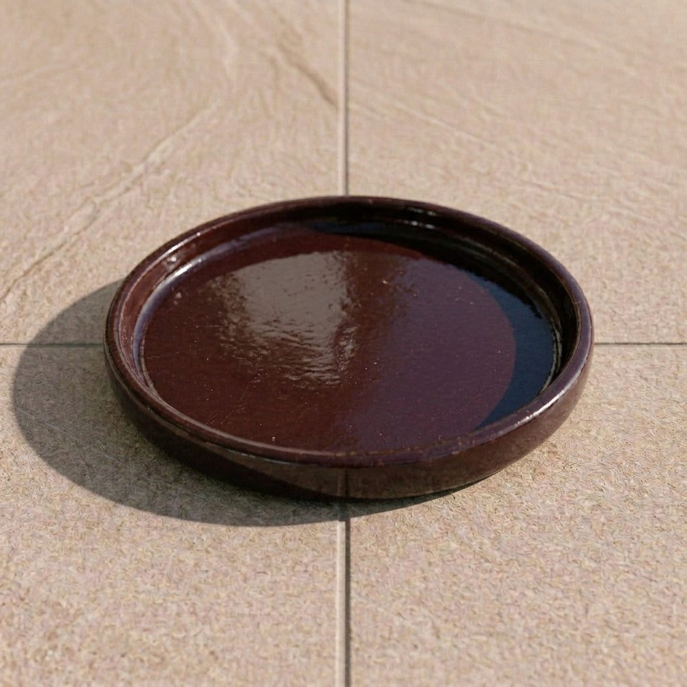Podmiska pod květináč - Vínová (Ø 20–40 cm)