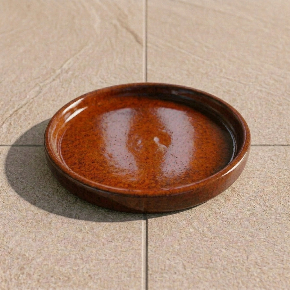 Podmiska pod květináč - Tropická oranžová (Ø 15–40 cm)